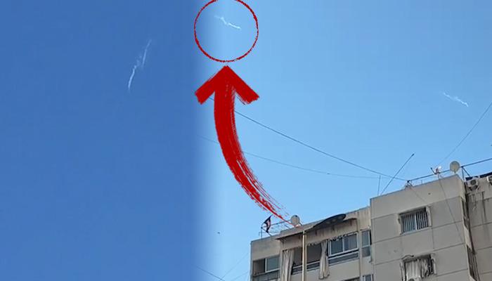 Gerilim arttı, görüntüler sosyal medyada paylaşıldı!  İsrail jetleri orada görüldü