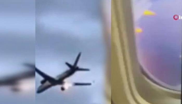 Yolcu uçağında korku dolu anlar! Motor alev aldı: "Veda mesajları gönderdim"