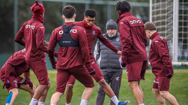 Trabzonspor, Fenerbahçe'ye karşı hazırlıklarını yoğunlaştırdı