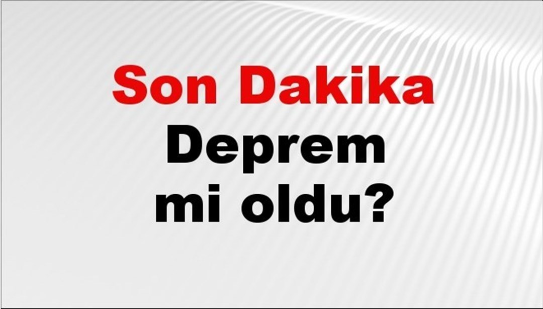 Son dakika deprem mi oldu? Az önce deprem nerede oldu? İstanbul, Ankara, İzmir ve il il AFAD son depremler 19 Eylül 2025 - Son Dakika Türkiye Haberleri