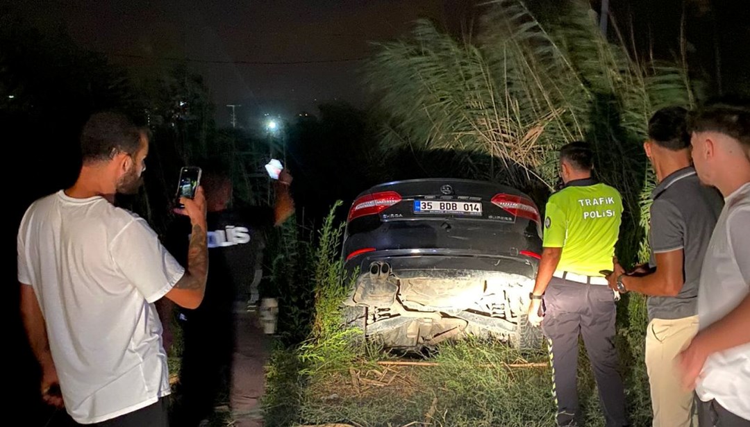 Dur ihtarına uymayıp kaçan trafik magandası, dere yatağına düştü - Son Dakika Türkiye Haberleri