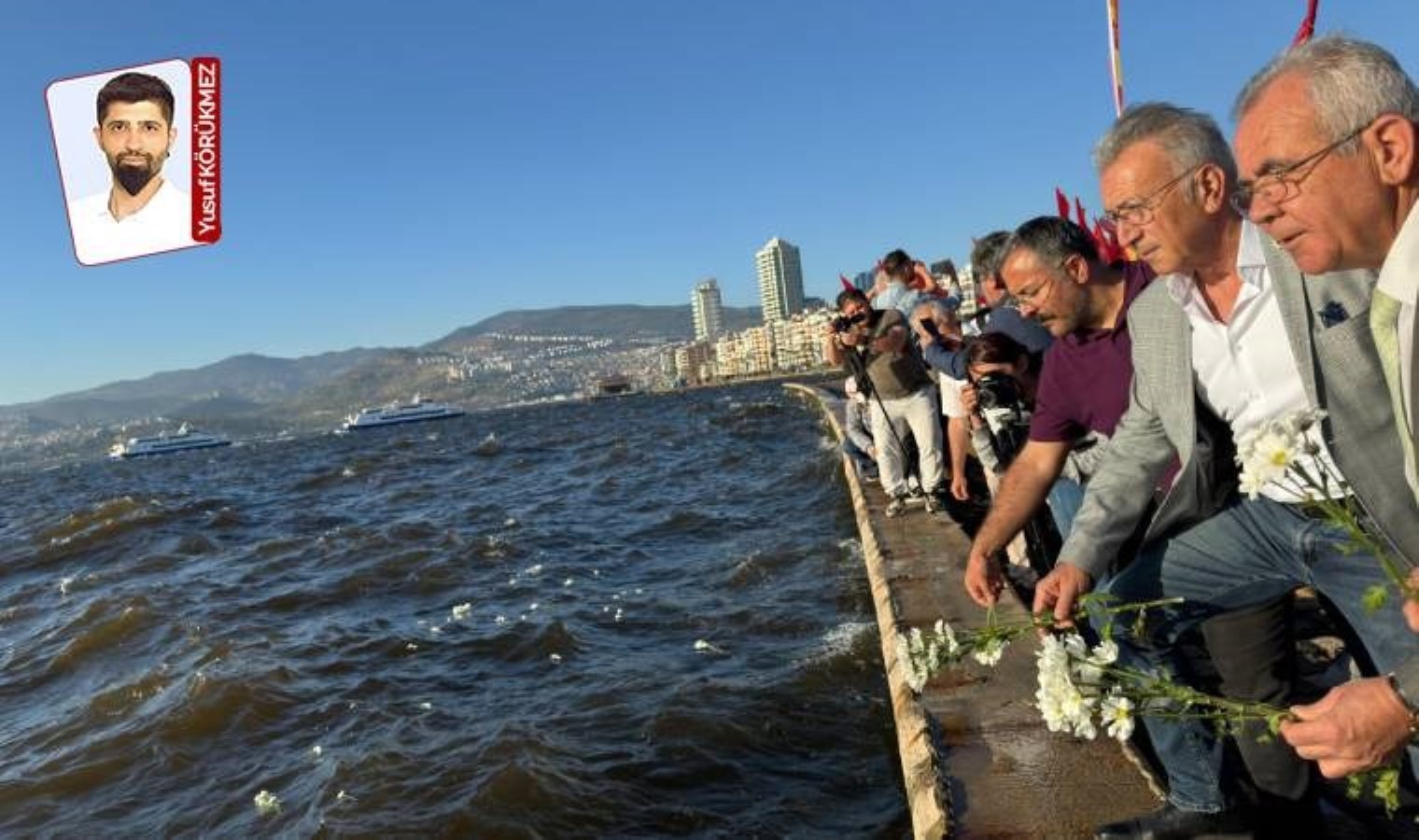 Papatya İzmir'de "Üç Fidan" için körfeze bırakıldı - Son Dakika Siyaset Haberleri