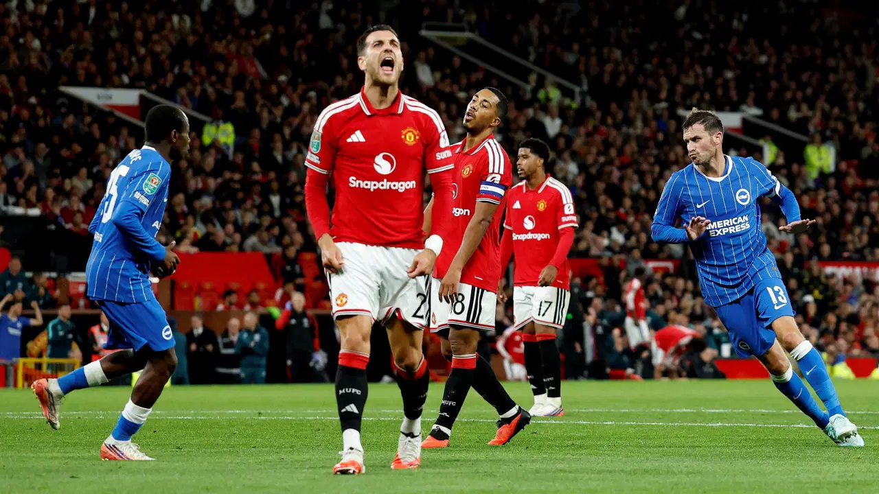 Brighton, Manchester United'ı kendi evinde devirdi! İngiltere Lig Kupası'nda üst tura yükseldi...